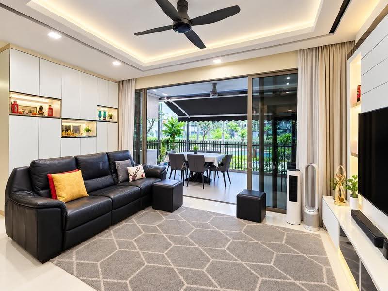 The Inflora, 51 Flora Drive, Changi Airport / Changi Village, 4 Bedrooms, 1,335 sqft, Condominium For Sale, by Tricia Yeow, 500272743 - Living Room - PropertyGuru.com.sg