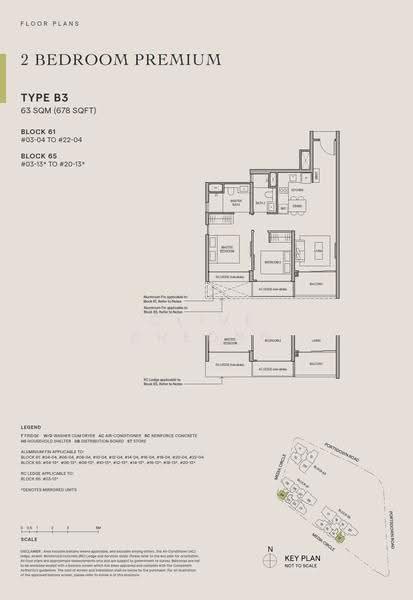Bloomsbury Residences, 61 Media Circle, Buona Vista / West Coast / Clementi New Town, 2 Bedrooms, 678 sqft, Apartment For Sale, by Clive Cheong, 500272788 - B3 - PropertyGuru.com.sg