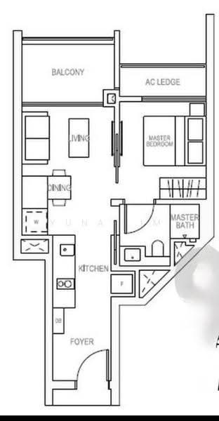 Riverbank at Fernvale, 15 Fernvale Close, Seletar / Yio Chu Kang, 1 Bedroom, 495 sqft, Condominium For Sale, by Yuna Lim, 500272795 - PropertyGuru.com.sg