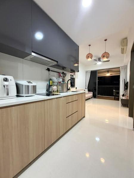 Riverbank at Fernvale, 15 Fernvale Close, Seletar / Yio Chu Kang, 1 Bedroom, 495 sqft, Condominium For Sale, by Yuna Lim, 500272795 - Kitchen - PropertyGuru.com.sg