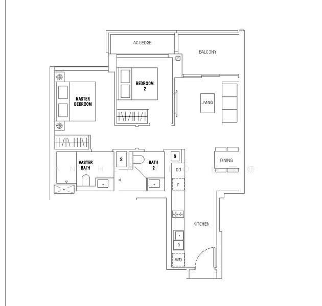 JadeScape, 8 Shunfu Road, Ang Mo Kio / Bishan / Thomson, 2 Bedrooms, 764 sqft, Condominium For Rent, by Anthea Yeo 杨丽娇, 500272816 - PropertyGuru.com.sg