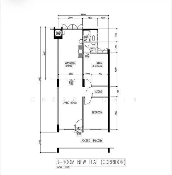 151 Ang Mo Kio Avenue 5, 151 Ang Mo Kio Avenue 5, Ang Mo Kio / Bishan / Thomson, 2 Bedrooms, 732 sqft, HDB Flat For Sale, by Cherry Chin, 500272876 - PropertyGuru.com.sg