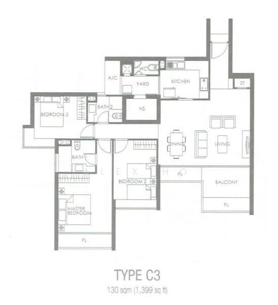 The Metropolitan Condominium, 6 Alexandra View, Alexandra / Commonwealth, 3 Bedrooms, 1,399 sqft, Condominium For Rent, by Alex Ho, 500272897 - PropertyGuru.com.sg