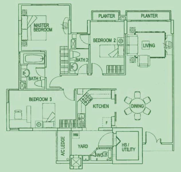 Lilydale, 558 Yishun Ave 6, Sembawang / Yishun, 3 Bedrooms, 1,238 sqft, Condominium For Rent, by Wang Wenhua 王文华, 500272900 - PropertyGuru.com.sg