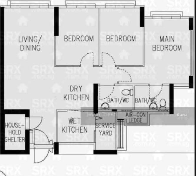 217C Sumang Walk, 217C Sumang Walk, Hougang / Punggol / Sengkang, 3 Bedrooms, 990 sqft, HDB Flat For Rent, by Stefan Tan, 500272929 - PropertyGuru.com.sg