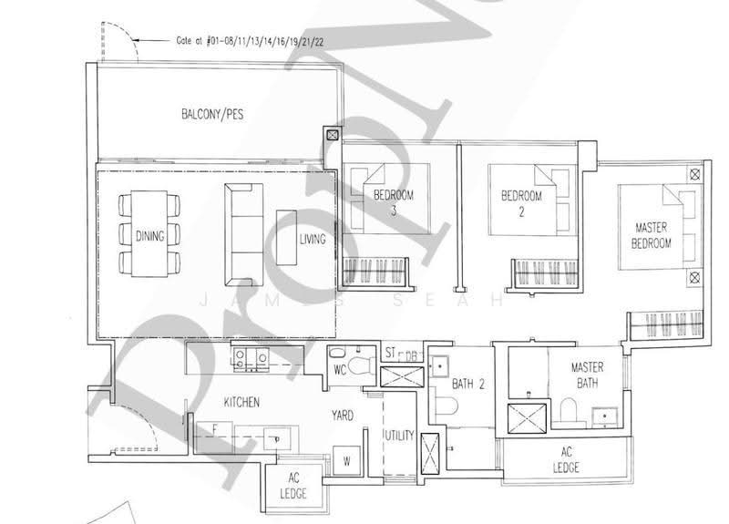 Parc Life, 27 Sembawang Crescent, Sembawang / Yishun, 3 Bedrooms, 1,066 sqft, Condominium For Sale, by James Seah, 500272968 - PropertyGuru.com.sg