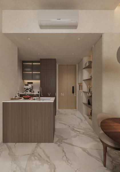 River Green, 11 River Valley Road, Orchard / River Valley, 1 Bedroom, 420 sqft, Condominium For Sale, by Calvin Lim, 500272983 - Kitchen - PropertyGuru.com.sg