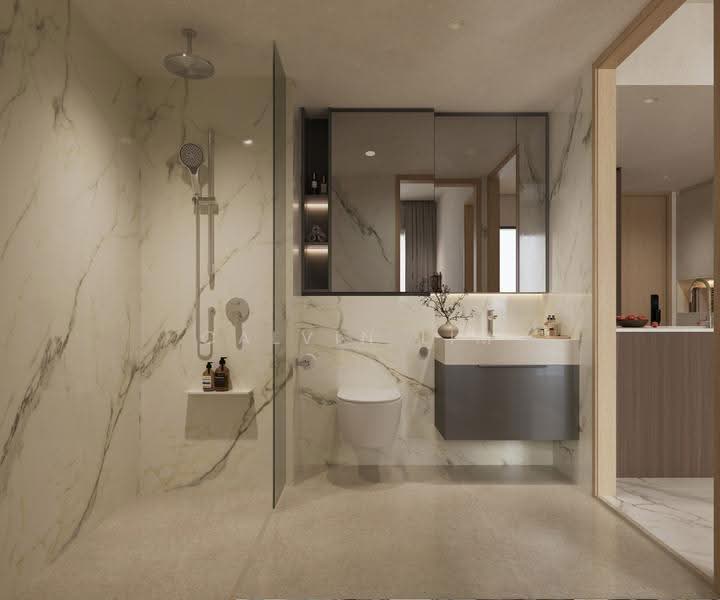 River Green, 11 River Valley Road, Orchard / River Valley, 1 Bedroom, 420 sqft, Condominium For Sale, by Calvin Lim, 500272983 - Bathroom - PropertyGuru.com.sg