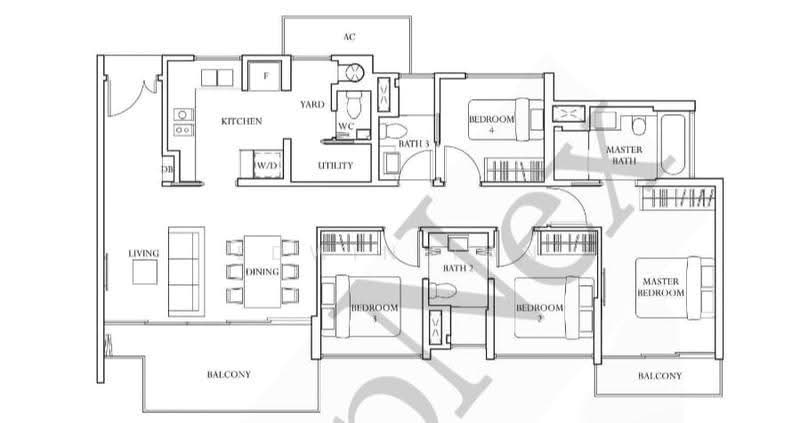 The Inflora, 53 Flora Drive, Changi Airport / Changi Village, 4 Bedrooms, 1,335 sqft, Condominium For Sale, by Edwin Tan, 500272984 - PropertyGuru.com.sg