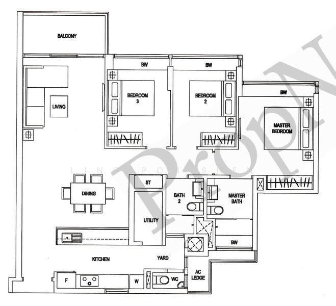 Waterfront Gold, 756 Bedok Reservoir Road, Bedok / Upper East Coast, 3 Bedrooms, 1,227 sqft, Condominium For Sale, by Ling Poh Shen, 500273064 - PropertyGuru.com.sg