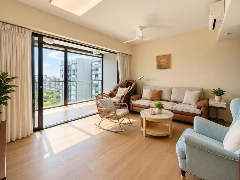 The Woodleigh Residences, 21 Bidadari Park Drive, Macpherson / Potong Pasir, 3 Bedrooms, 1,119 sqft, Apartment For Sale, by Ben Wong, 500273118 - Living Room - PropertyGuru.com.sg