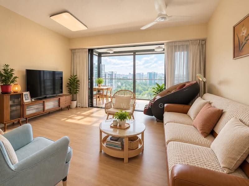 The Woodleigh Residences, 21 Bidadari Park Drive, Macpherson / Potong Pasir, 3 Bedrooms, 1,119 sqft, Apartment For Sale, by Ben Wong, 500273118 - Living Room - PropertyGuru.com.sg