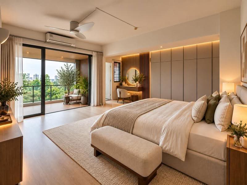 Pandan Valley, 4 Pandan Valley, Clementi Park / Upper Bukit Timah, 4 Bedrooms, 2,186 sqft, Condominium For Sale, by Steve Chen, 500273260 - Master Bedroom (AI Reno Visualization) - PropertyGuru.com.sg