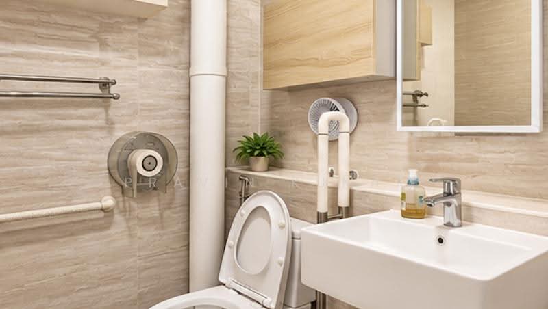 880 Woodlands Street 82, 880 Woodlands Street 82, Admiralty / Woodlands, 3 Bedrooms, 1,130 sqft, HDB Flat For Sale, by Pravin Kumar, 500273262 - Bathroom - PropertyGuru.com.sg