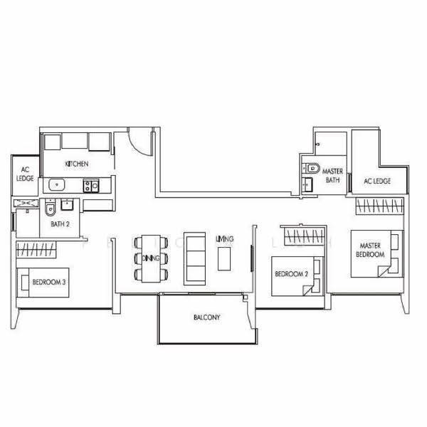 Sol Acres, 16 Choa Chu Kang Grove, Dairy Farm / Bukit Panjang / Choa Chu Kang, 3 Bedrooms, 926 sqft, Condominium For Sale, by Felicia Loh, 500273273 - PropertyGuru.com.sg