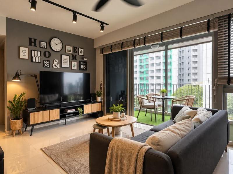 Sol Acres, 16 Choa Chu Kang Grove, Dairy Farm / Bukit Panjang / Choa Chu Kang, 3 Bedrooms, 926 sqft, Condominium For Sale, by Felicia Loh, 500273273 - Living Room - PropertyGuru.com.sg