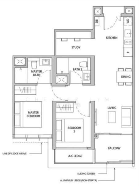 Dairy Farm Residences, 6 Dairy Farm Lane, Dairy Farm / Bukit Panjang / Choa Chu Kang, 2 Bedrooms, 764 sqft, Condominium For Sale, by Chester Lim 林俊贤, 500273314 - PropertyGuru.com.sg