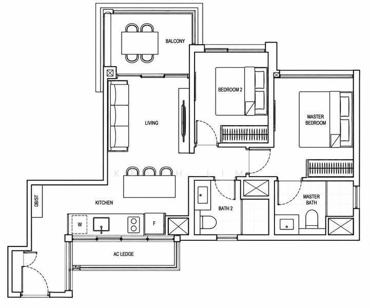 Verdale, 12 De Souza Avenue, Clementi Park / Upper Bukit Timah, 2 Bedrooms, 732 sqft, Condominium For Sale, by Keith Lim, 500273389 - PropertyGuru.com.sg