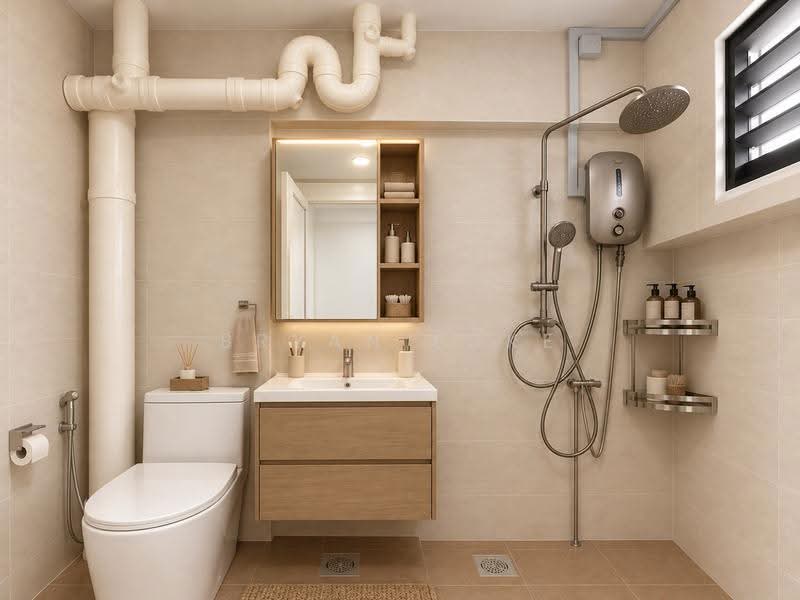 402 Choa Chu Kang Avenue 3, 402 Choa Chu Kang Avenue 3, Dairy Farm / Bukit Panjang / Choa Chu Kang, 3 Bedrooms, 1,012 sqft, HDB Flat For Sale, by Bryan Loke, 500273405 - Bathroom - PropertyGuru.com.sg