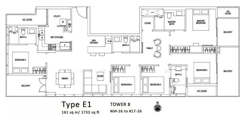 Sims Urban Oasis, 2 Sims Drive, Eunos / Geylang / Paya Lebar, 5 Bedrooms, 1,733 sqft, Condominium For Sale, by Nicole Fan, 500273410 - PropertyGuru.com.sg
