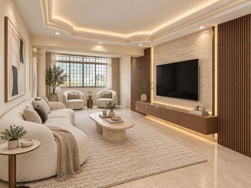 350 Choa Chu Kang Central, 350 Choa Chu Kang Central, Dairy Farm / Bukit Panjang / Choa Chu Kang, 4 Bedrooms, 1,572 sqft, HDB Flat For Sale, by Esther Liang, 500273442 - Living Room - PropertyGuru.com.sg