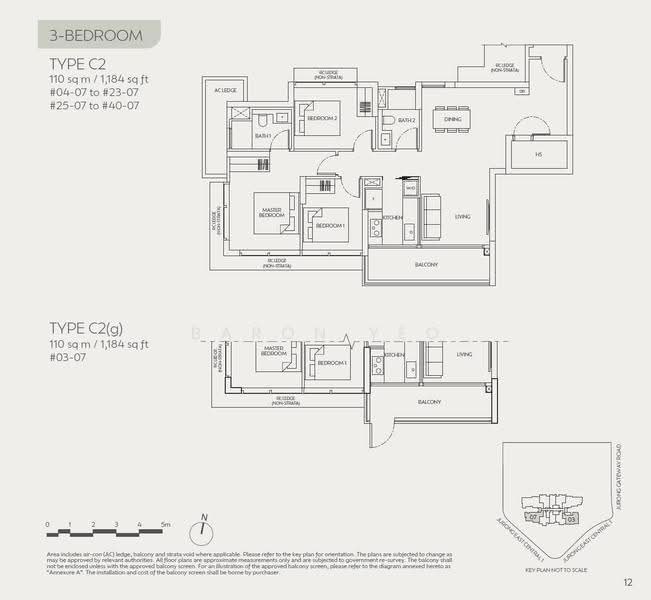 J'den, 2 Jurong East Central 1, Boon Lay / Jurong / Tuas, 3 Bedrooms, 1,184 sqft, Condominium For Sale, by Baron Yeo, 500273457 - PropertyGuru.com.sg