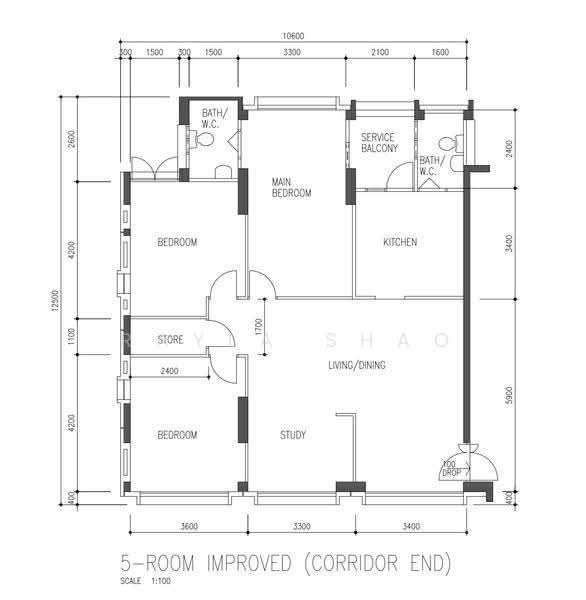 550 Serangoon North Avenue 3, 550 Serangoon North Avenue 3, Hougang / Punggol / Sengkang, 3 Bedrooms, 1,281 sqft, HDB Flat For Sale, by Rayla Shao, 500273472 - PropertyGuru.com.sg