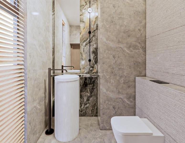 Brand New Landed Home by Renowned Landed Developer, NO West Sun | Lift | 5 Rooms ensuite | 2 Cars, Bedok / Upper East Coast, 5 Bedrooms, 5,410 sqft, Terraced House For Sale, by Melvin Ng, 500273483 - Bathroom - PropertyGuru.com.sg