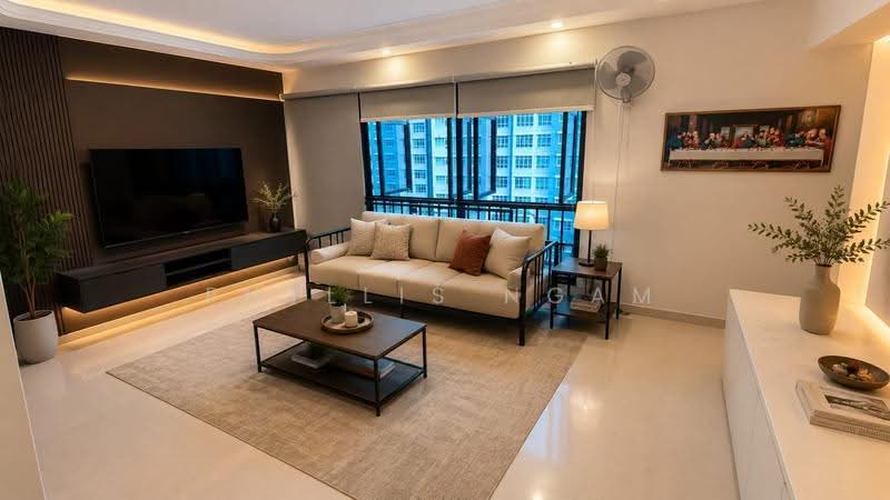155 Rivervale Crescent, 155 Rivervale Crescent, Hougang / Punggol / Sengkang, Room Rental, 150 sqft, HDB Flat For Rent, by Phyllis Ngam, 500273512 - Living Room - PropertyGuru.com.sg