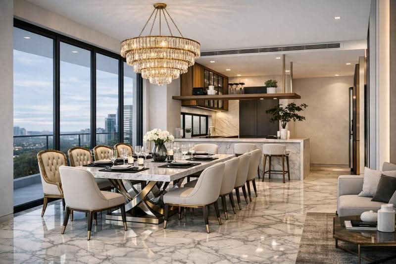 1Km to Nanyang Pri N Raffles Girls School, Tanglin / Holland / Bukit Timah, 4 Bedrooms, 7,000 sqft, Semi-Detached House For Sale, by Sylvia Chung, 500273521 - Dining Room - PropertyGuru.com.sg