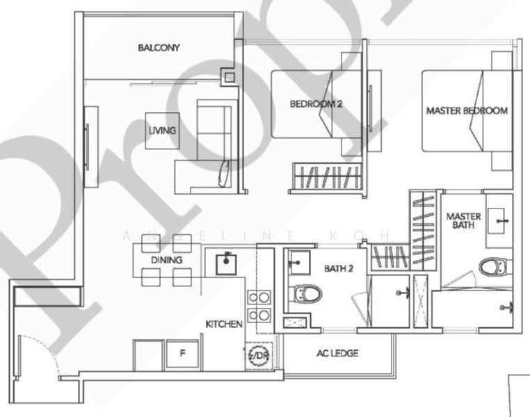 Palm Isles, 40 Flora Drive, Changi Airport / Changi Village, 2 Bedrooms, 807 sqft, Condominium For Rent, by Angeline Koh, 500273668 - PropertyGuru.com.sg