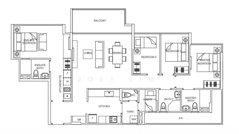 La Fiesta, 58 Sengkang Square, Hougang / Punggol / Sengkang, 4 Bedrooms, 1,367 sqft, Condominium For Sale, by Joey Lim, 500273743 - PropertyGuru.com.sg