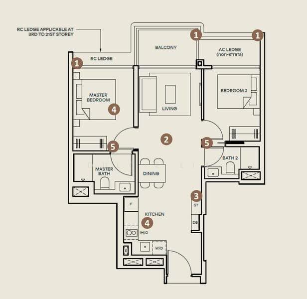Thomson Reserve, Bright Hill Drive, Ang Mo Kio / Bishan / Thomson, 2 Bedrooms, 678 sqft, Condominium For Sale, by Dulcie Liu, 500273769 - PropertyGuru.com.sg