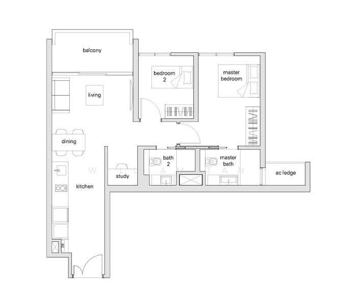 The Panorama, 8 Ang Mo Kio Ave 2, Ang Mo Kio / Bishan / Thomson, 2 Bedrooms, 797 sqft, Condominium For Sale, by William Tan, 500273800 - PropertyGuru.com.sg