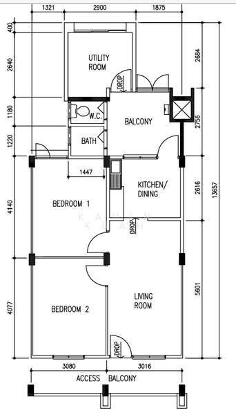 4 Lorong 7 Toa Payoh, 4 Lorong 7 Toa Payoh, Balestier / Toa Payoh, 2 Bedrooms, 732 sqft, HDB Flat For Sale, by Kavin Kuah, 500273914 - PropertyGuru.com.sg