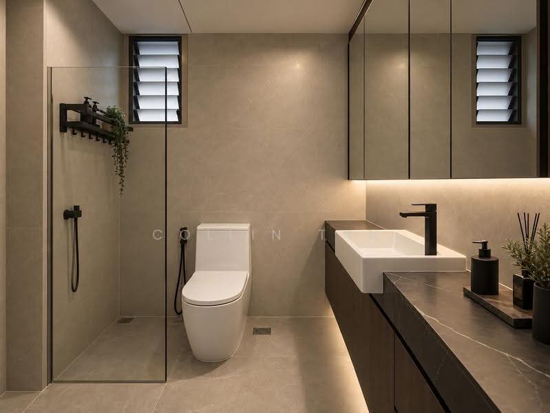 Cheapest massive fully renovated 2 bedder next to mrt, Dairy Farm / Bukit Panjang / Choa Chu Kang, 2 Bedrooms, 1,087 sqft, Condominium For Sale, by Collin Tan, 500273922 - Bathroom - PropertyGuru.com.sg