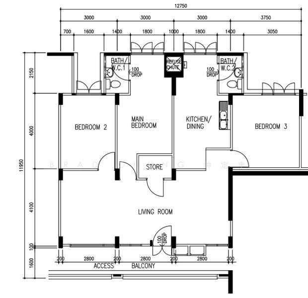 234 Ang Mo Kio Avenue 3, 234 Ang Mo Kio Avenue 3, Ang Mo Kio / Bishan / Thomson, 3 Bedrooms, 1,097 sqft, HDB Flat For Sale, by Brad Chung 钟定丰, 500273927 - PropertyGuru.com.sg
