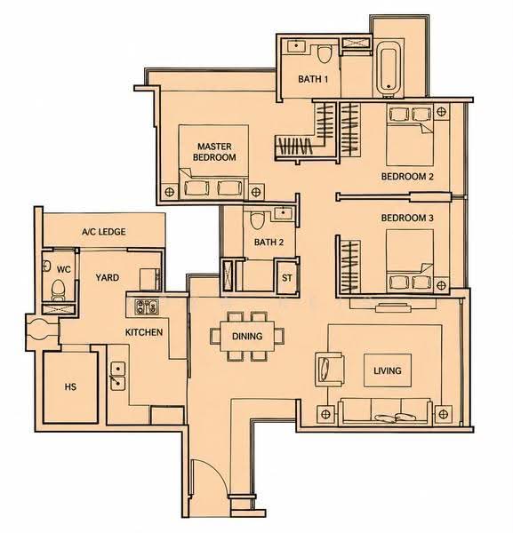 One Amber, East Coast / Marine Parade, 3 Bedrooms, 1,227 sqft, Condominium For Rent, by Roza Reis, 500273935 - PropertyGuru.com.sg