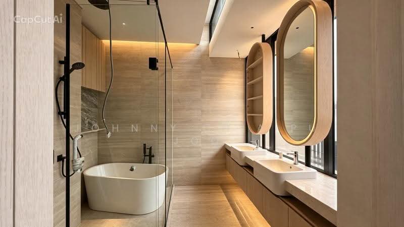 Serangoon Garden Estate, Cooling Close, Hougang / Punggol / Sengkang, 5 Bedrooms, 3,500 sqft, Semi-Detached House For Sale, by Johnny Chia Pu Joo, 500273979 - Bathroom - PropertyGuru.com.sg