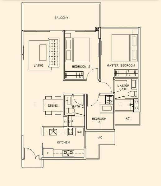 Parc Olympia, 66 Flora Drive, Changi Airport / Changi Village, 3 Bedrooms, 990 sqft, Condominium For Sale, by Evelyn Foo, 500273981 - PropertyGuru.com.sg