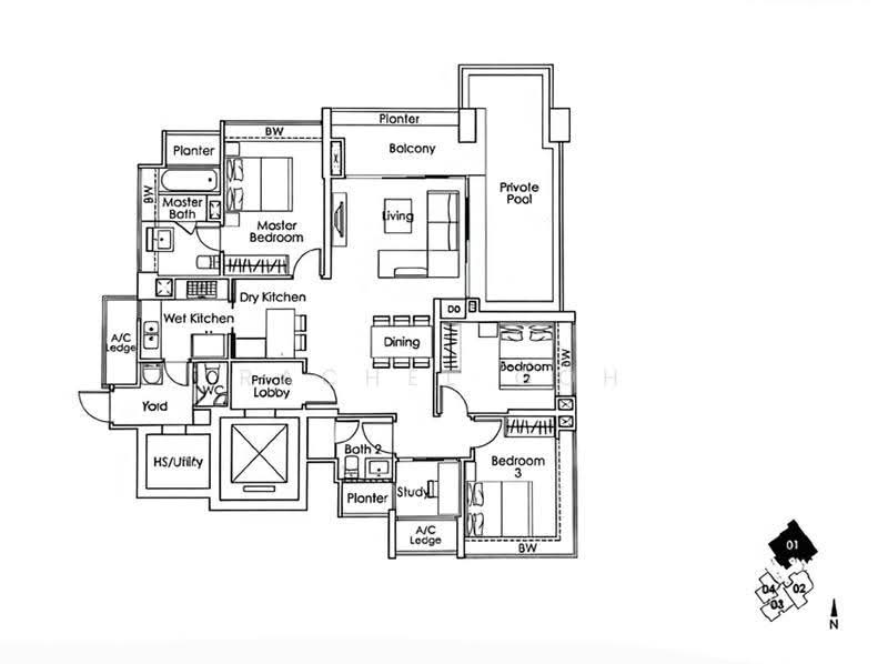 Starlight Suites, 11 River Valley Close, Orchard / River Valley, 3 Bedrooms, 1,862 sqft, Condominium For Sale, by Rachel Goh, 500273983 - PropertyGuru.com.sg