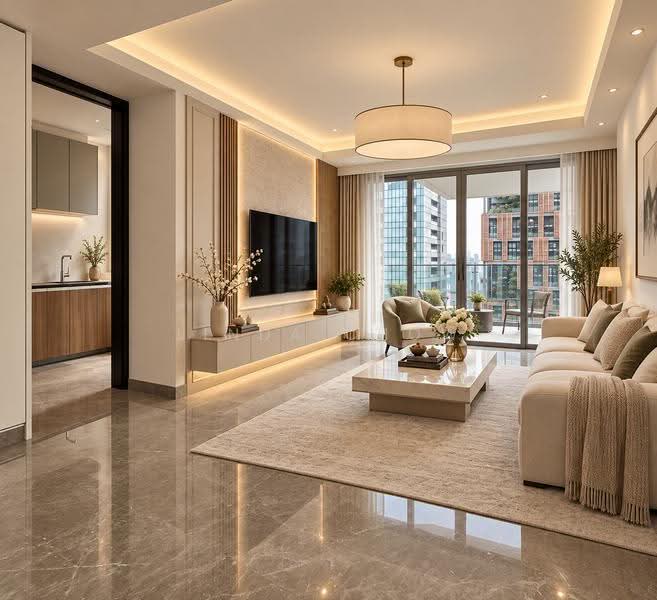 Boulevard 88, 86 Orchard Boulevard, Tanglin / Holland / Bukit Timah, 3 Bedrooms, 1,313 sqft, Condominium For Rent, by Linda Chow, 500273985 - Living Room - PropertyGuru.com.sg