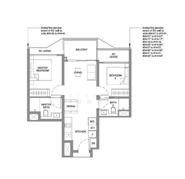 Pinery Residences, Tampines Street 94, Bedok / Upper East Coast, 2 Bedrooms, 624 sqft, Condominium For Sale, by Charlene Lim (林静龄), 500274008 - PropertyGuru.com.sg