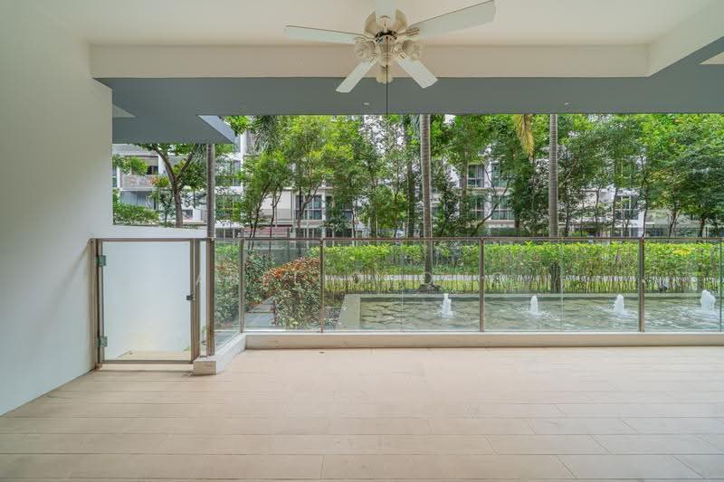 Hedges Park Condominium, 71 Flora Drive, Changi Airport / Changi Village, 2 Bedrooms, 915 sqft, Condominium For Sale, by Abel Chong, 500274030 - Balcony - PropertyGuru.com.sg