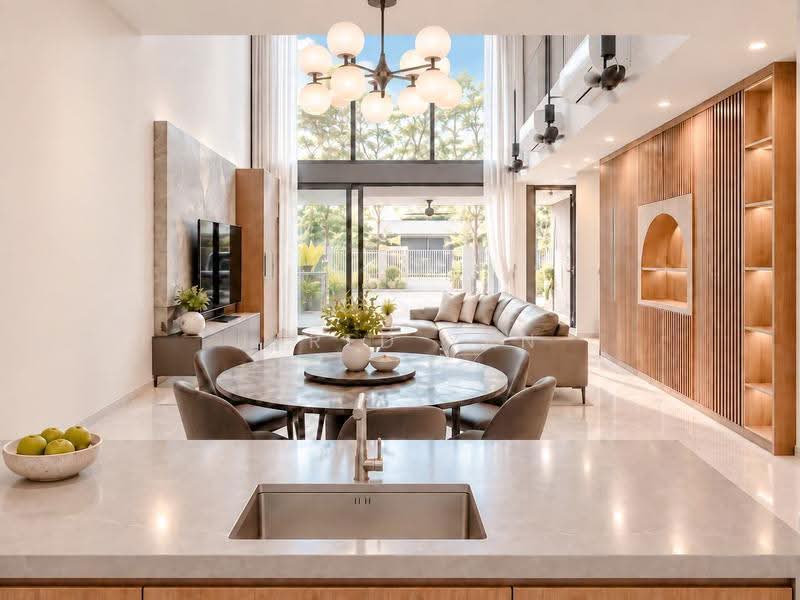 Nim Collection, 1 Nim Terrace, Seletar / Yio Chu Kang, 5 Bedrooms, 4,300 sqft, Terraced House For Sale, by Jared Yan, 500274042 - Living Room - PropertyGuru.com.sg