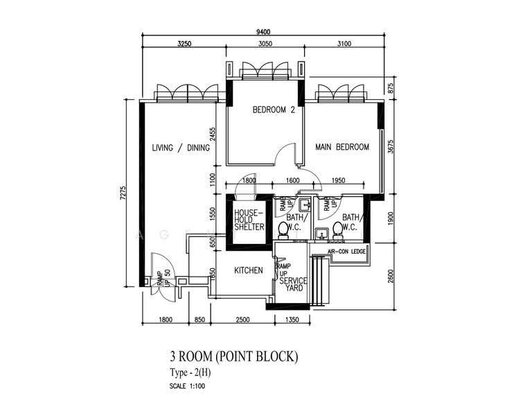 316B Yishun Greenwalk, 316B Yishun Avenue 9, Sembawang / Yishun, 2 Bedrooms, 721 sqft, HDB Flat For Sale, by Agent Fitri, 500274066 - PropertyGuru.com.sg