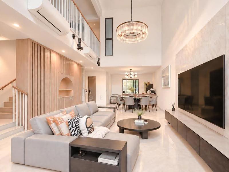 Nim Collection, 14 Nim Terrace, Seletar / Yio Chu Kang, 5 Bedrooms, 4,300 sqft, Terraced House For Sale, by Paige Liang, 500274068 - Living Room - PropertyGuru.com.sg