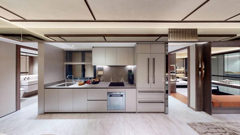 The Robertson Opus, 11 Unity Street, Orchard / River Valley, 3 Bedrooms, 990 sqft, Condominium For Sale, by Pamela Lua, 500274089 - Kitchen - PropertyGuru.com.sg
