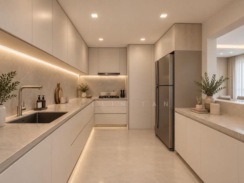 Cheapest spacious 3 bed 3 bath next to MRT, Dairy Farm / Bukit Panjang / Choa Chu Kang, 3 Bedrooms, 1,292 sqft, Condominium For Sale, by Collin Tan, 500274094 - Kitchen - PropertyGuru.com.sg