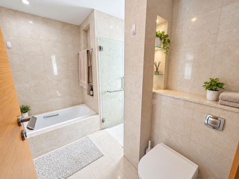 The Belvedere, 51 Meyer Road, East Coast / Marine Parade, 3 Bedrooms, 1,378 sqft, Condominium For Rent, by Javier Ng 黄允健, 500274097 - Bathroom - PropertyGuru.com.sg